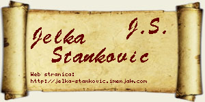 Jelka Stanković vizit kartica